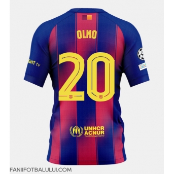 Barcelona Dani Olmo #20 Tricou Fotbal Replică 2025-26 Barbati Acasa
